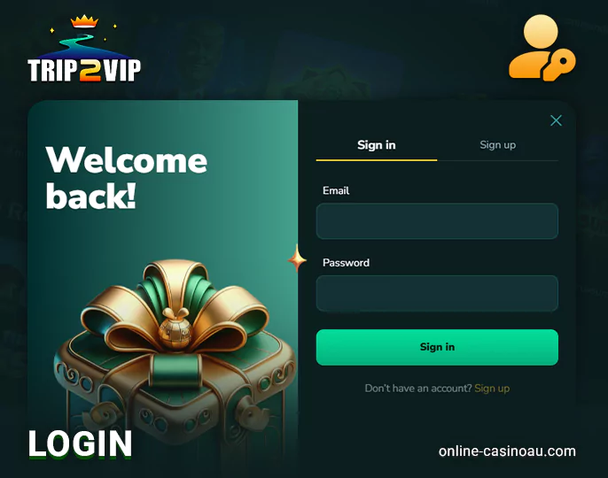 How to log in to your Trip2vip Casino account - step-by-step instructions