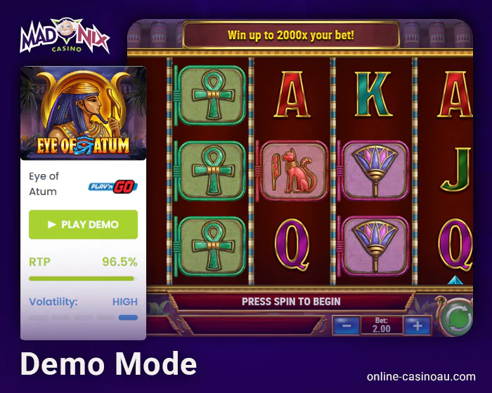 Mode for free pokies play at Madnix Casino